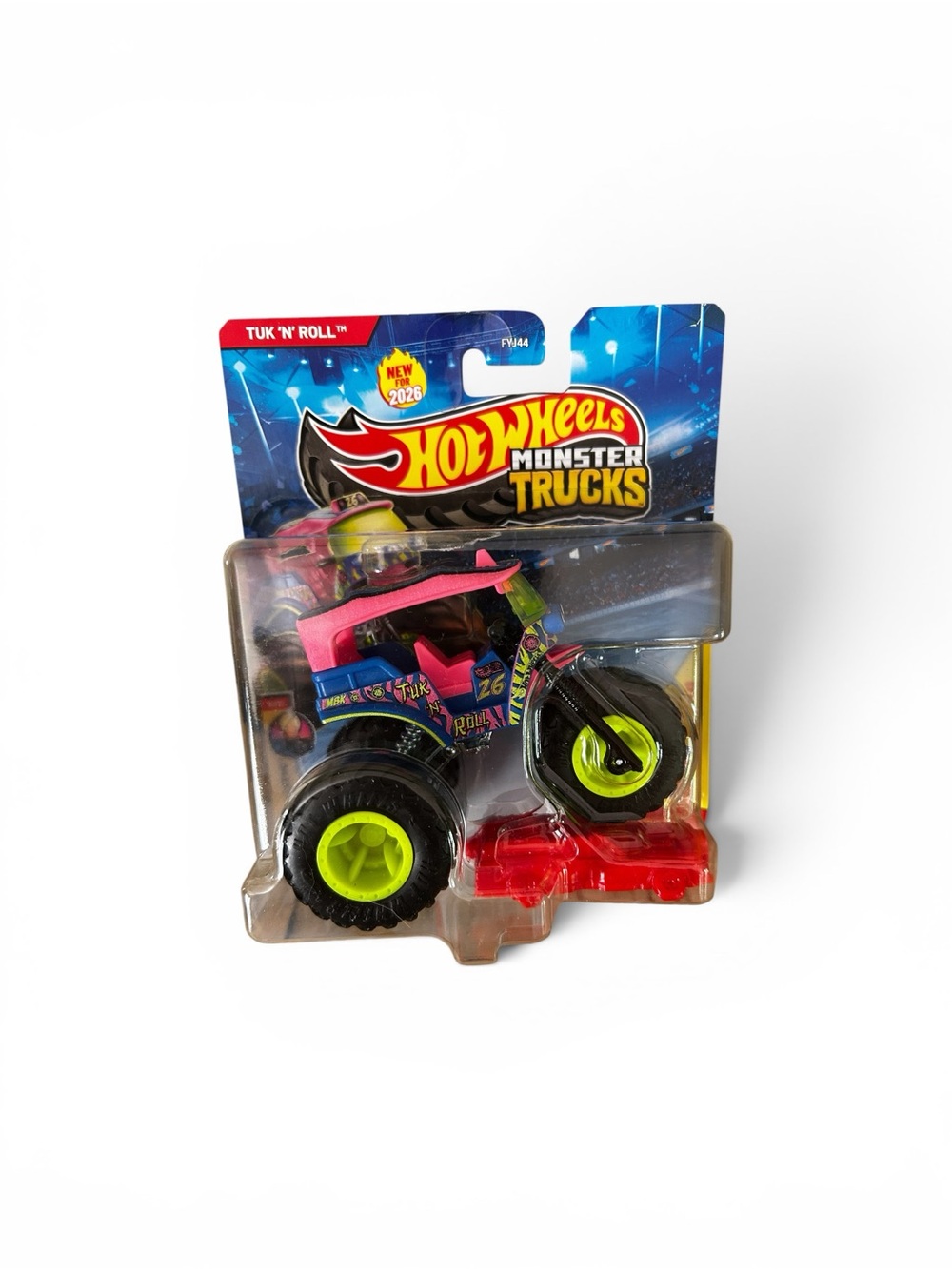 2026 Hot Wheels Monster Trucks 1:64 scale die-cast vehicle "Tuk 'n' Roll”